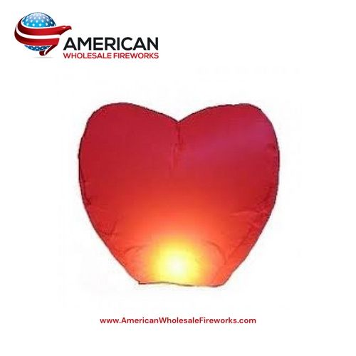 Sky Lantern - Heart