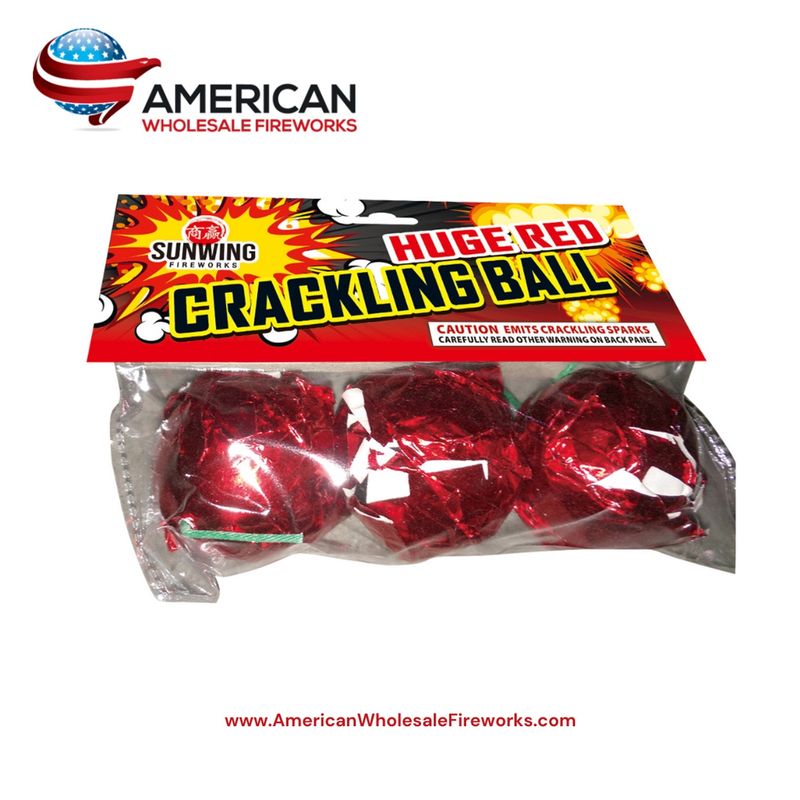 Huge Red Crackling Ball