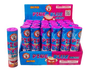 Color Changing Smoke - Pink to Blue (Single)
