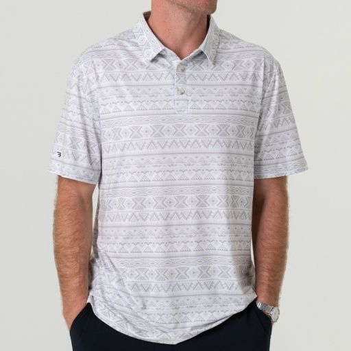 PERFORMANCE POLO, Colour: GREY AZTEC, Size: Medium