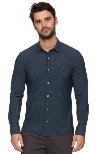 PROVIDENCE LS PRINTED JOURNEY SHIRT, Size: L