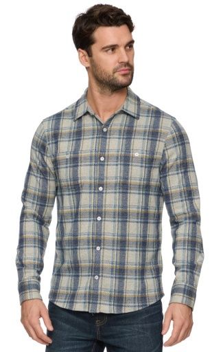 ELTON LS HERO KNIT FLANNEL, Size: S