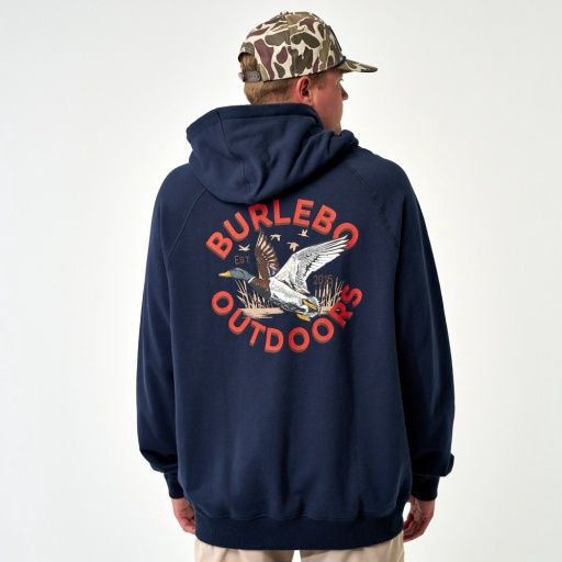 FLEECE HOODIE-OSDK-NVY, Size: Small