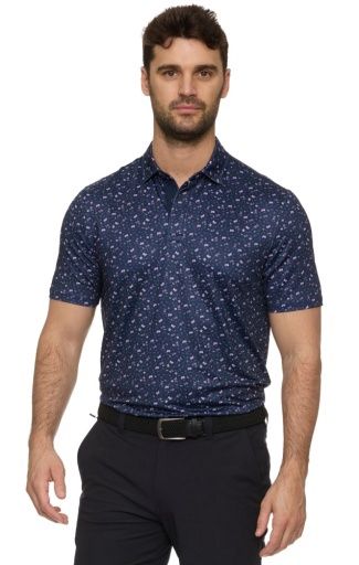 LAGUNA SS DRINK PRINT PERFORMANCE POLO, Size: XXL