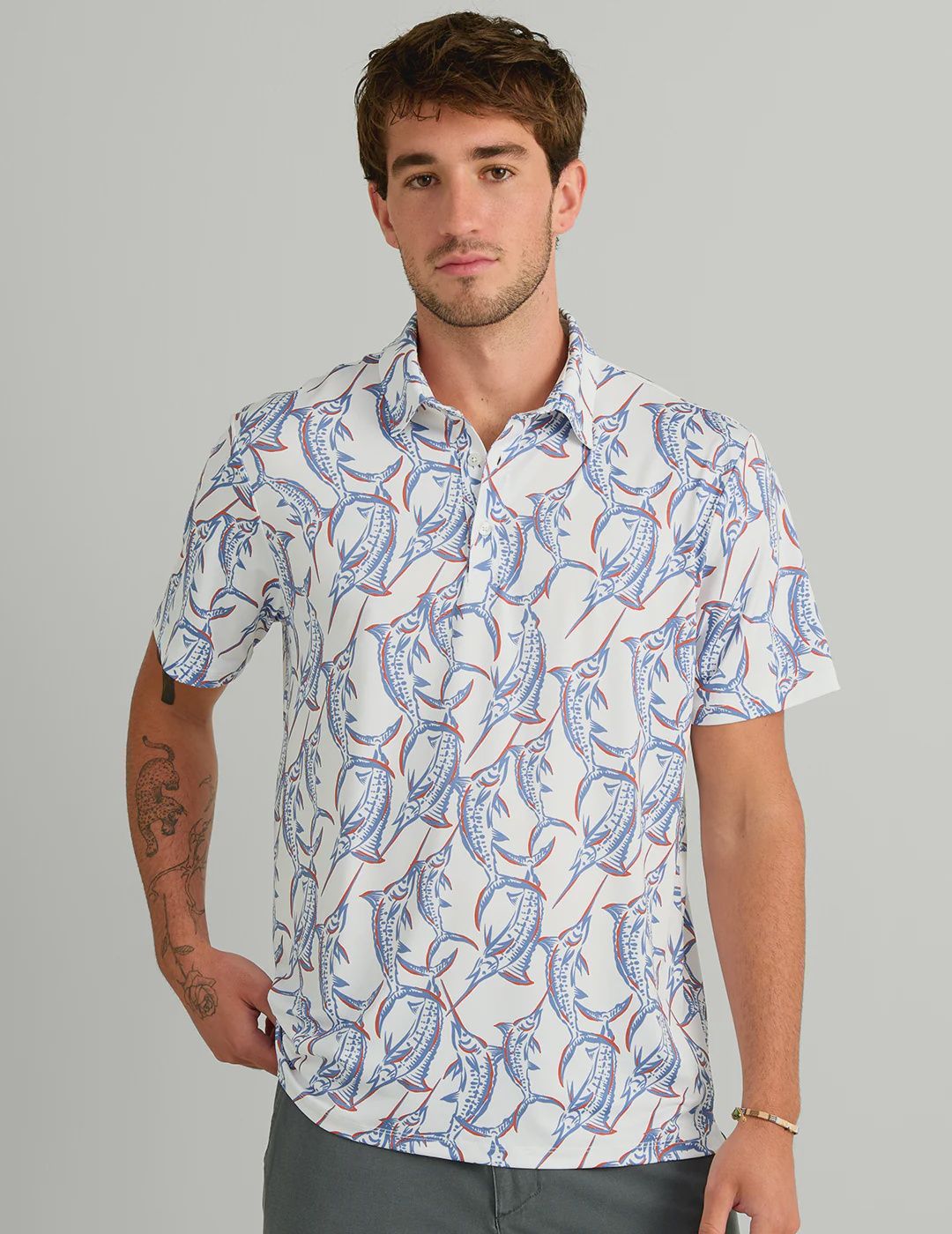 PURSUIT PRINTED POLO