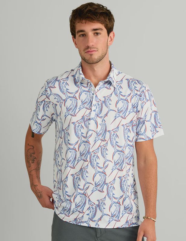 PURSUIT PRINTED POLO