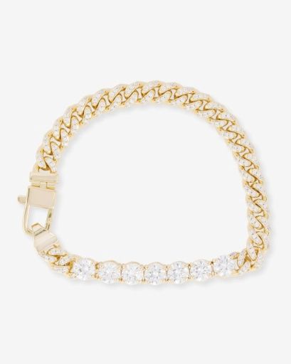Julian Loves Diamonds Bracelet Pave', Size: 6.5