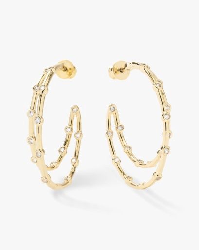 Big Ass Doubled Hoops 1.5' - Gold