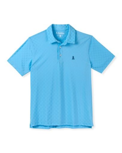 Textured performance polo, COLOR: blue, Size: XL