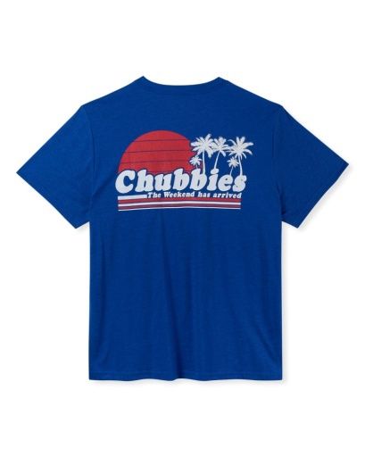 The Ol' College Try (Non Pocket Graphic T-Shirt)- Dark Blue