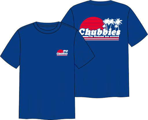 The Ol' College Try (Non Pocket Graphic T-Shirt)- Dark Blue