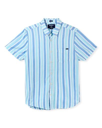 The Deep Sea Streaks (Resort Weave Friday Shirt), Size: XL