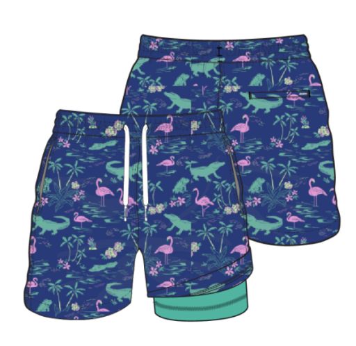 The Swamp &amp; Circumstances (Boys Lined Swim Trunk)