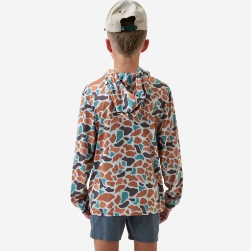 YOUTH PERFORMANCE HOODIE-BAYSIDE CAMO