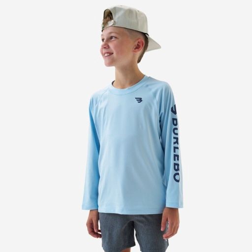 YOUTH RASHGUARD-BABY BLUE