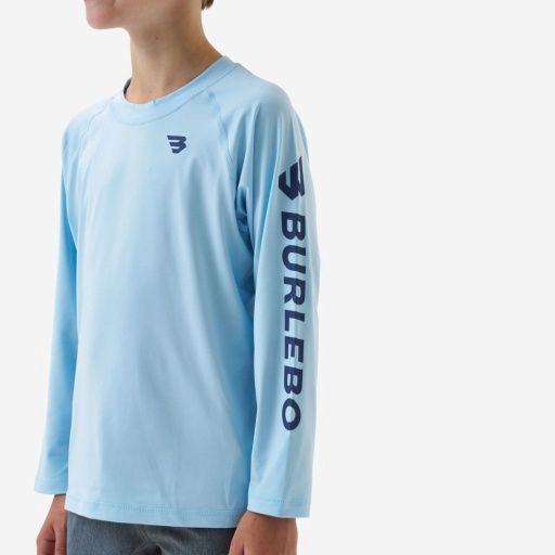 YOUTH RASHGUARD-BABY BLUE