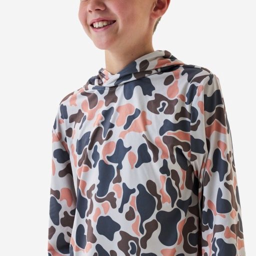 YOUTH PERFORMANCE HOODIE-VINTAGE CAMO