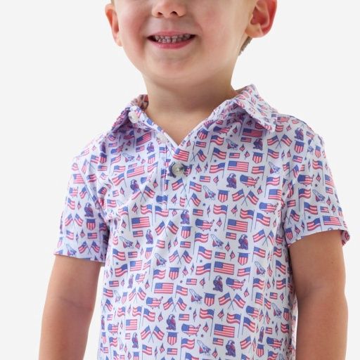 YOUTH POLO-OLD GLORY