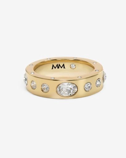 Ashley Sunset Ring-Gold, Size: 6