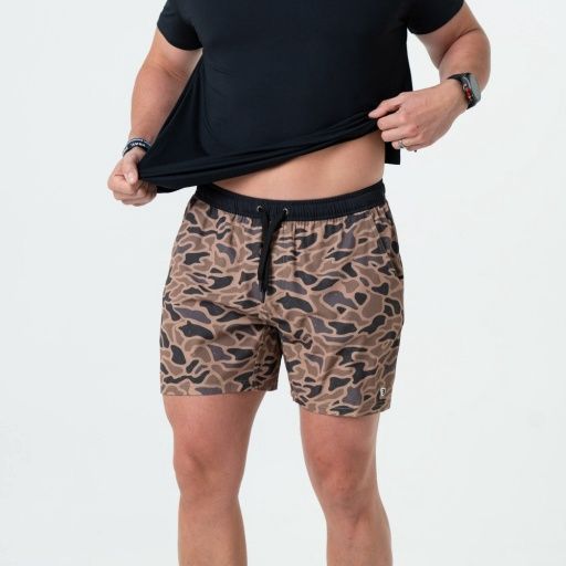 ATHLETIC SHORT-GAUGE CAMO, Size: Large 5.5" (NEWLY ADDED)