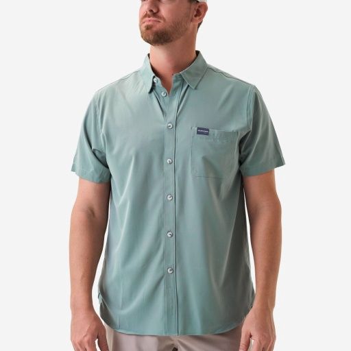 PERFORMANCE BUTTON UP-SAGE