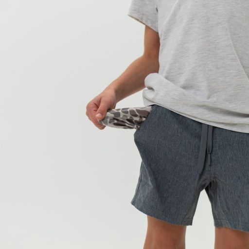 YOUTH ATHLETIC SHORT-GRIZZLY GREY