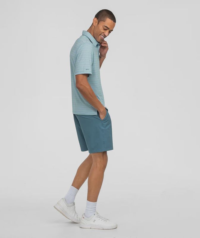 Sawgrass Stripe Polo-Maui Lime