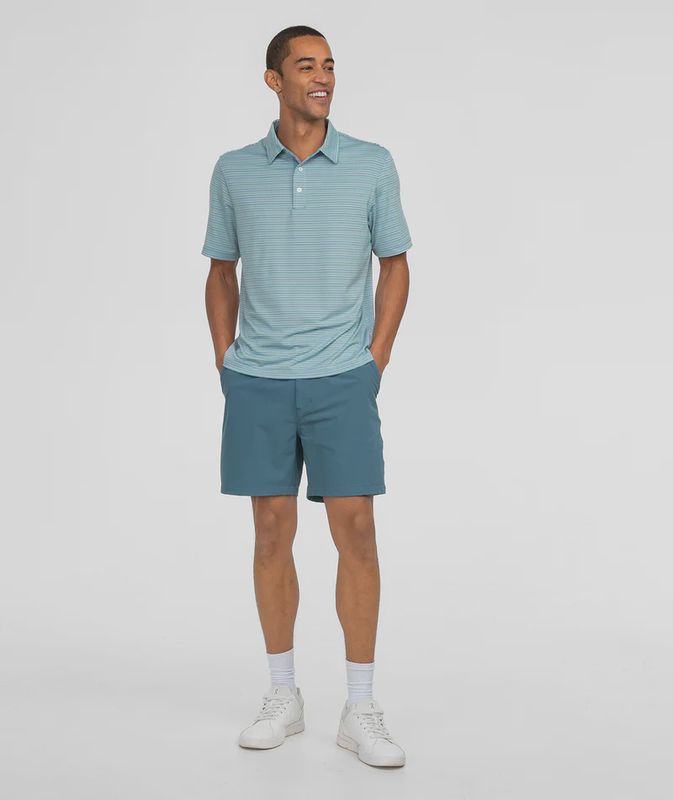 Sawgrass Stripe Polo-Maui Lime