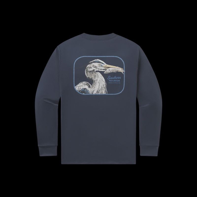 FIELDTEC PRO EATHERED LS TEE-MARSH BIRD