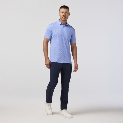 Versa SS Polo-Cloud Blue Tile Dot, Size: Trim-L