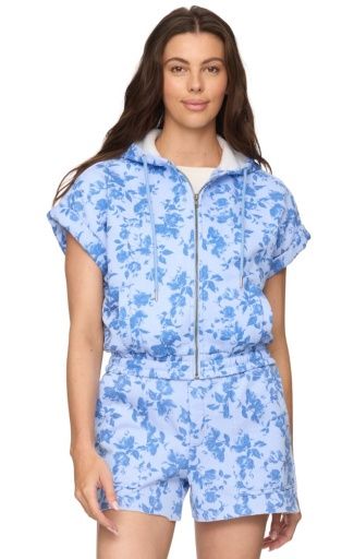 BLAINE ZIP UP SS HOODIE