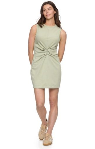 MIA TWIST FRONT ACID WASH MINI DRESS