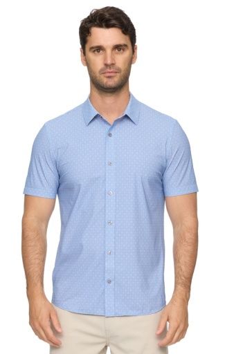SAXON SS MEDALLION PRINT JOURNEY SHIRT