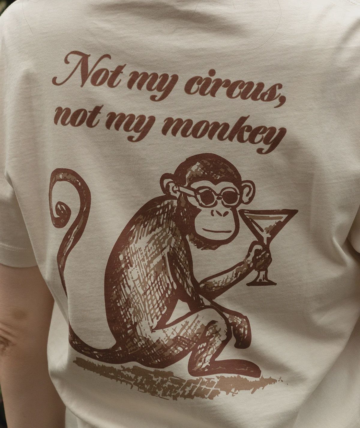 NOT MY MONKEY TEE SS