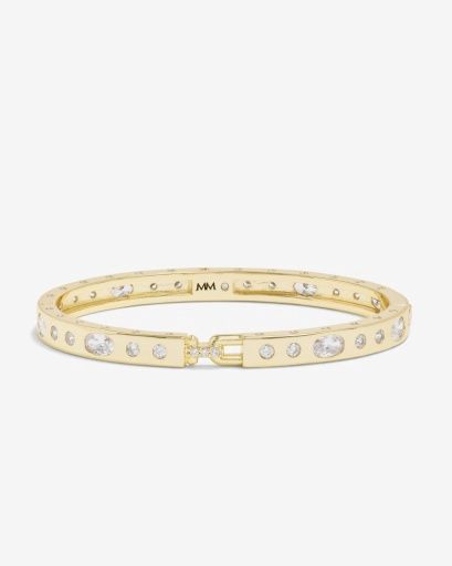 Ashley Sunset Lock Cuff 6mm-gold