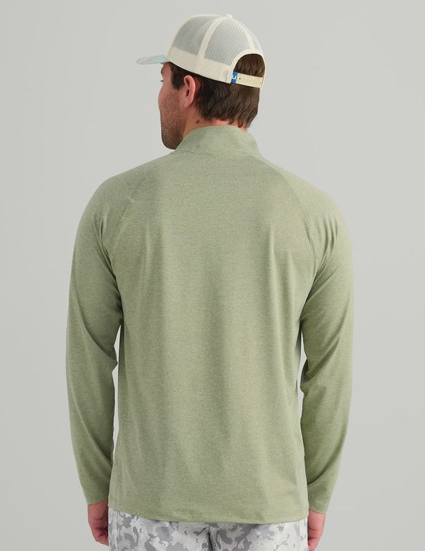 AIRWEIGHT HEATHER 1/4 ZIP