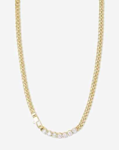 Baby Julian Loves Diamonds Necklace 18'