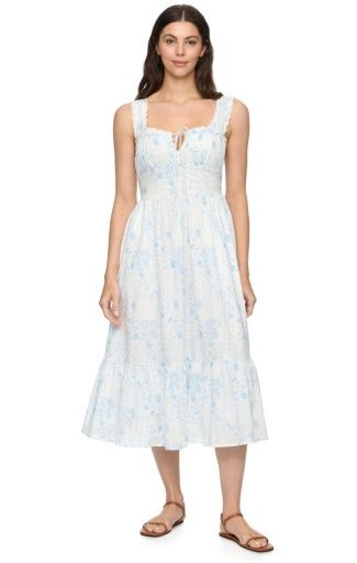 VIRGINIA BANDANA PRINT PEASENT DRESS, Size: M