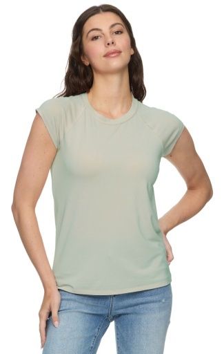 LILLIAN ACID WASH SEAMED SS TEE