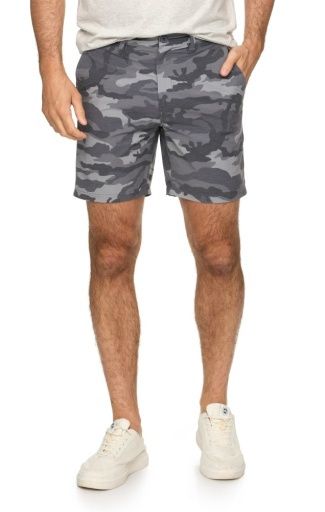 DUNWOODY CAMO SHORT- 8 INCH, Colour: grey camo, Size: 36
