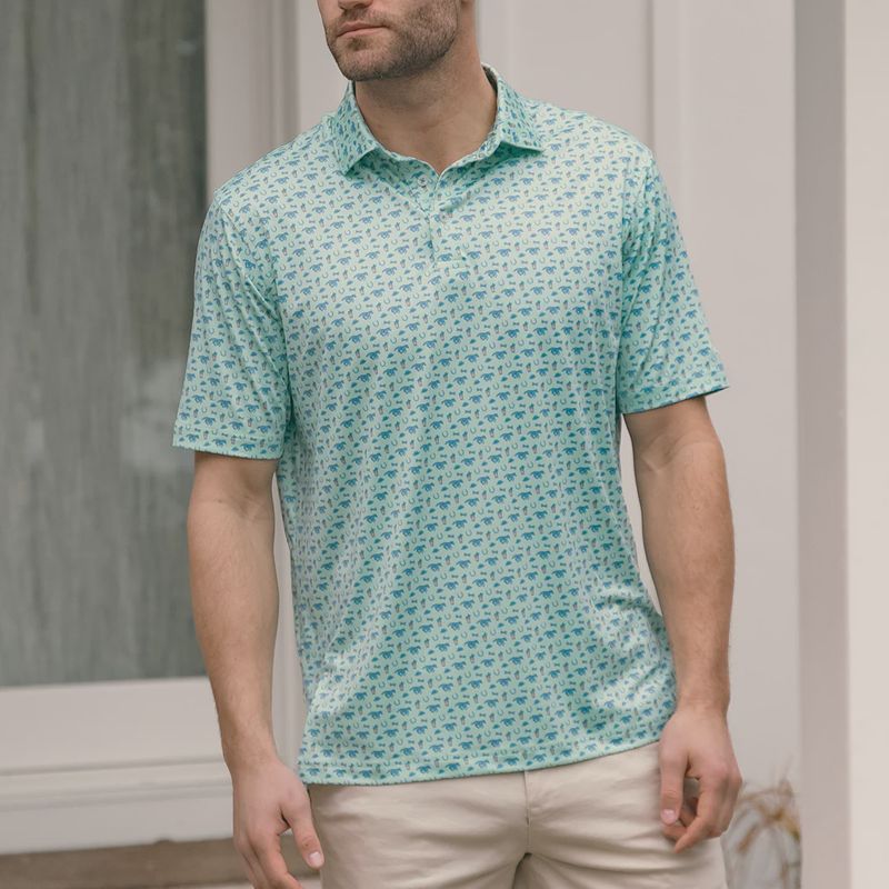 FLYLINE PERFORMANCE POLO-MINT