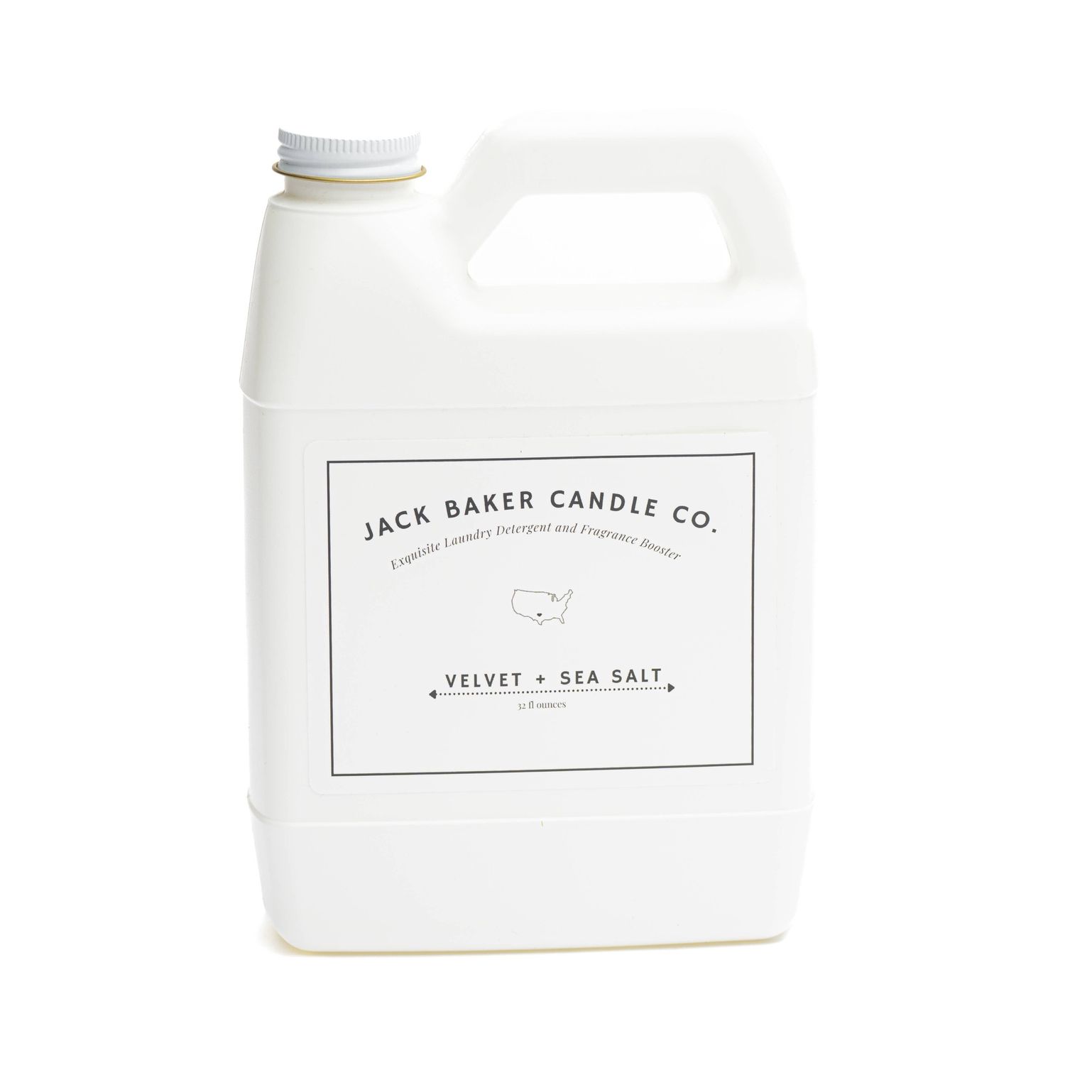 Jack Baker Home | Detergent 32 oz - Velvet+Sea Salt - white
