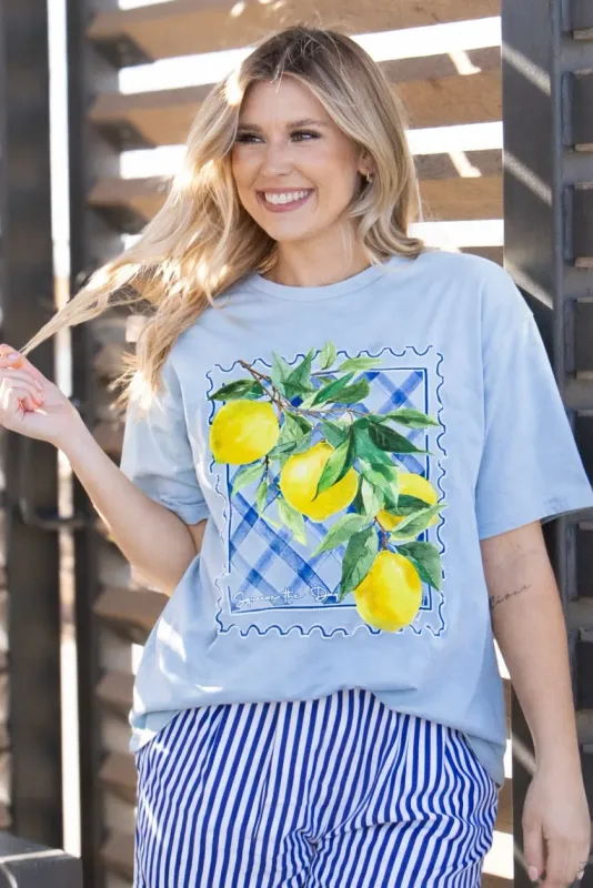 SQUEEZE THE DAY ON YELLOW TEE