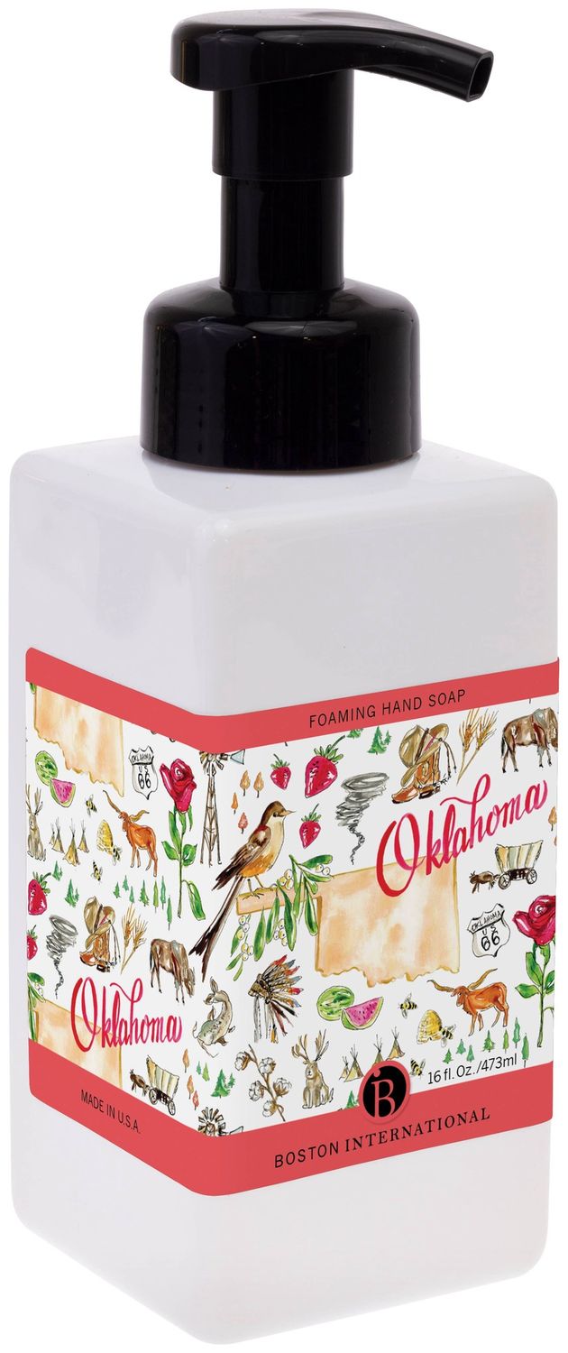 Oklahoma OK State Foaming Hand Soap 16 oz.
