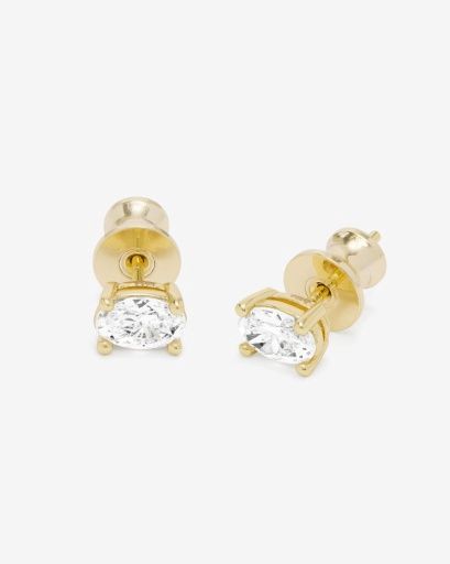 Hello Gorgeous 8mm Studs - Gold