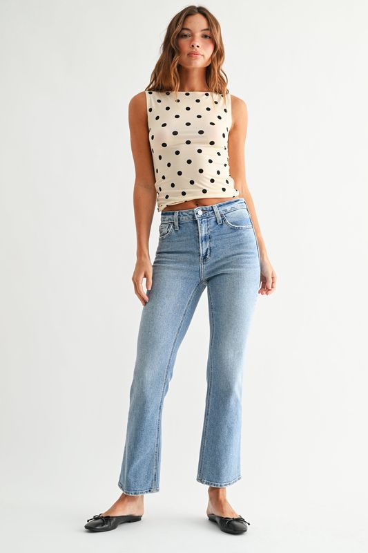 LT SLIM CROPPED BOOTCUT-BP459J