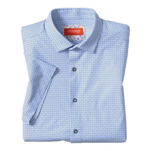 XC+ MOTION SHORT-SLEEVE PRINT KNIT SHIRT