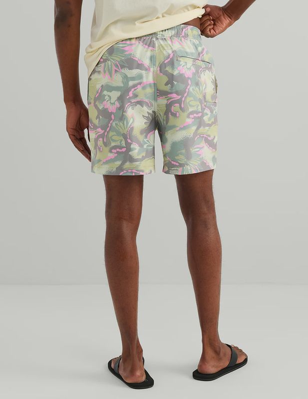 PURSUIT  PRINTED VOLLEY SWIM SHORTS