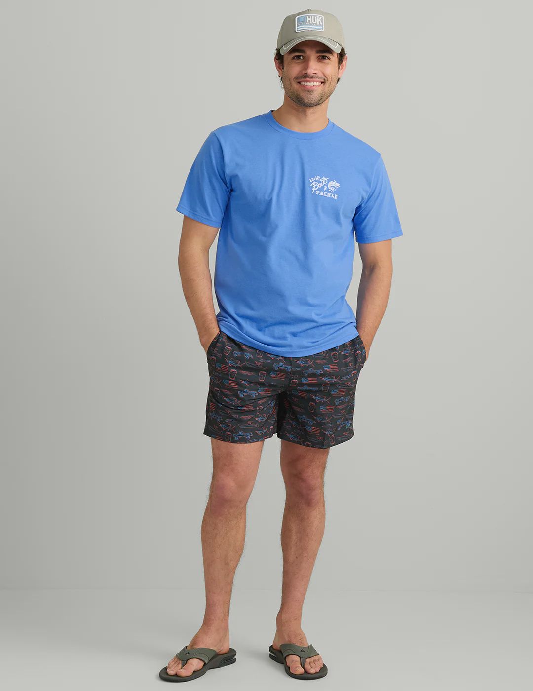 PURSUIT KC PRINTED VOLLEY SWIM SHORT