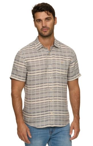ROCKLEDGE SS STRIPE SHIRT, Size: XXXL